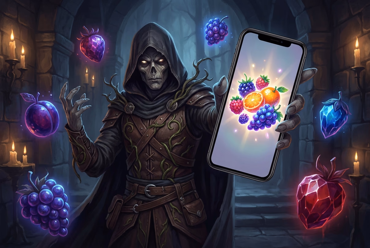Fruits Hold & Win mobile app